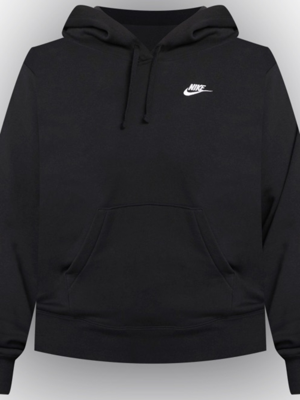 Nike Sportswear Club Fleece Women’s Pullover Hoodie Black 3X NWT Plus Size - Picture 2 of 6